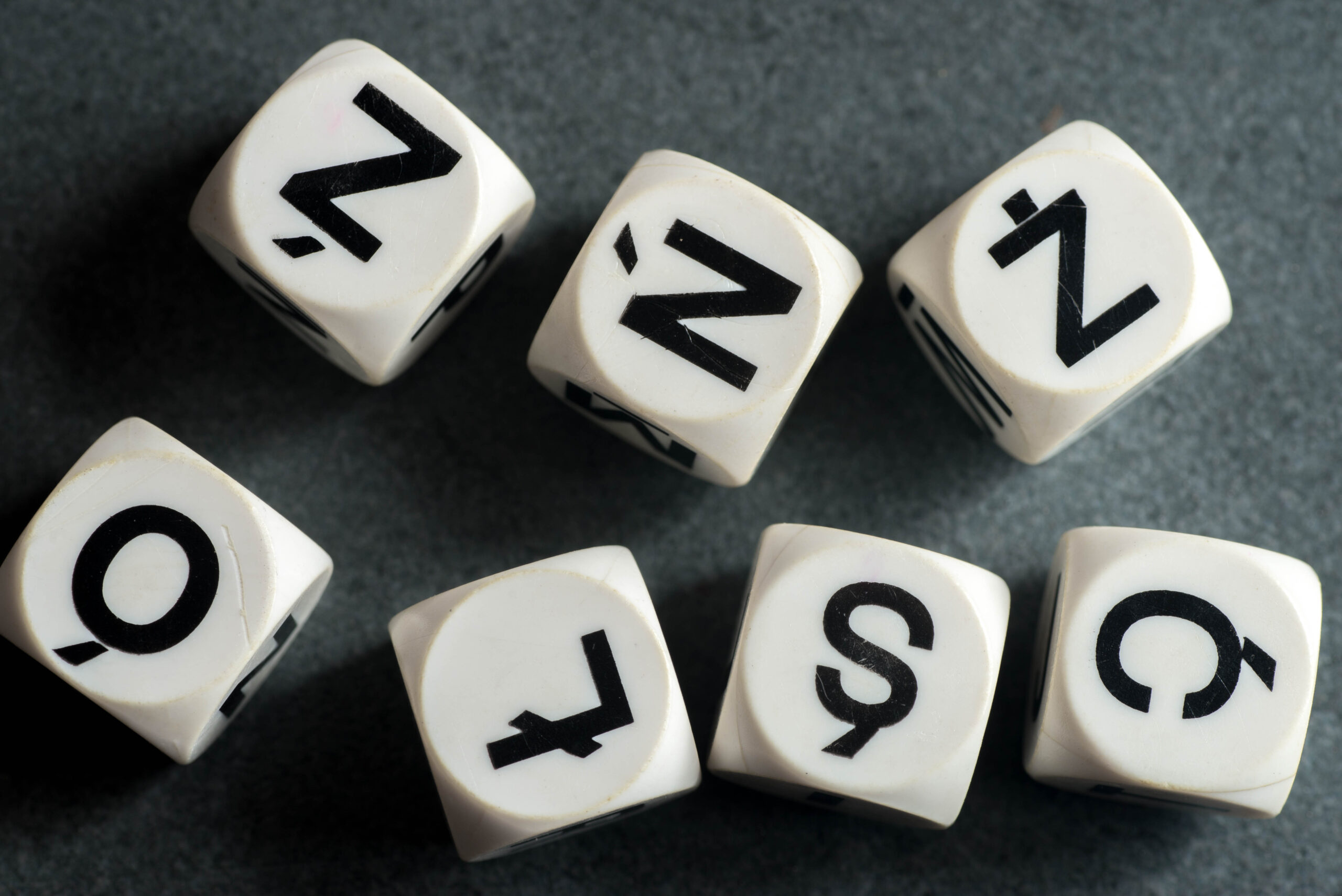 Letters,With,Polish,Diacritic,Marks,White,Toy,Cubes